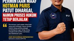 DPP IPJI: Permintaan Maaf Hotman Paris Patut Dihargai, Namun Proses Hukum Tetap Berjalan