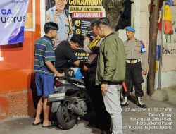 Operasi Cipta Kondisi di Jakpus Berjalan Kondusif, Polisi Amankan Enam Motor Tak Bersurat