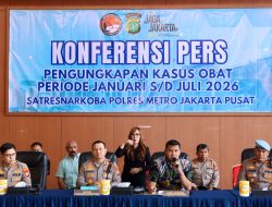 Polres Metro Jakarta Pusat Ungkap 68 Kasus Peredaran Obat Berbahaya, Sita 118.494 Butir Obat Keras Ilegal