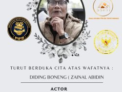Kabar Duka: Aktor Senior Diding Boneng Meninggal Dunia.